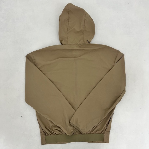 Adidas Mens Size XS Windbreaker Jacket Brown City Tech Utility Full Zip Hooded - Picture 7 of 10